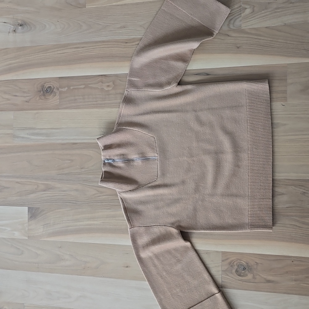 Maison Scoth + Soda camel sweater S - Picture 2 of 9